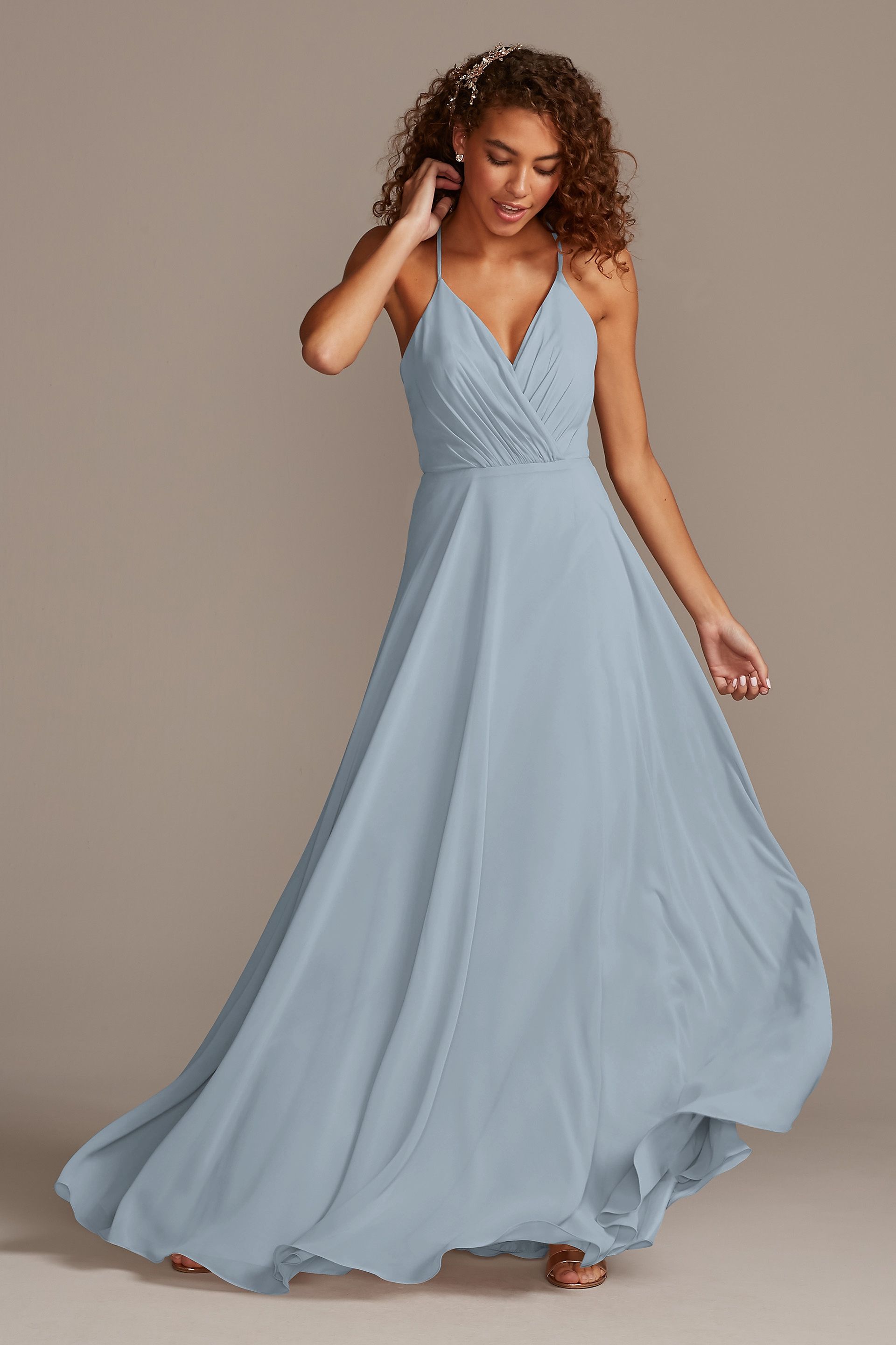 Picture of Spaghetti Strap Full Skirt Dress
